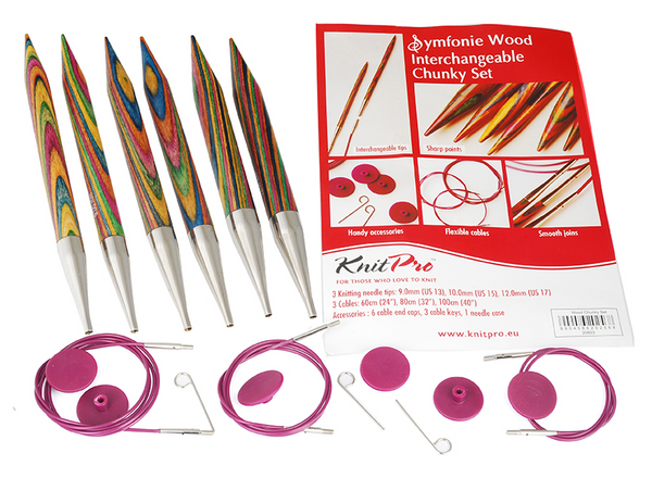 KnitPro Symfonie wisselbare KORTE naaldpunten 4.5 mm
